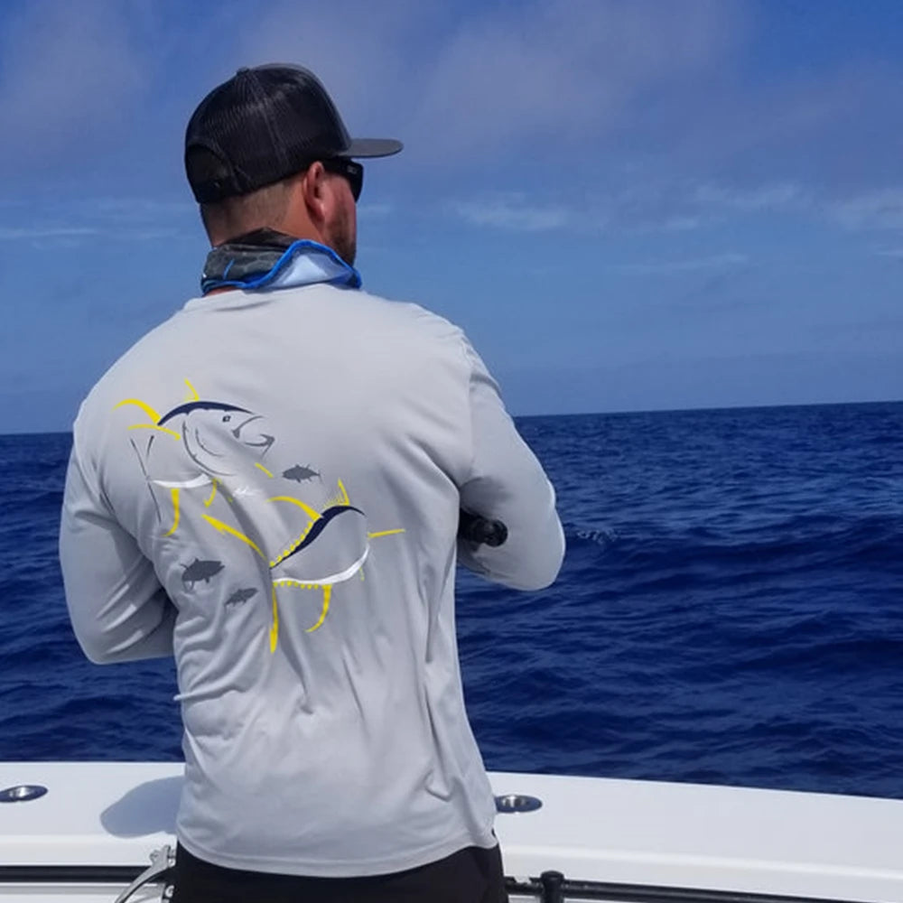 Men's UV Protection Long Sleeve Fishing Shirt