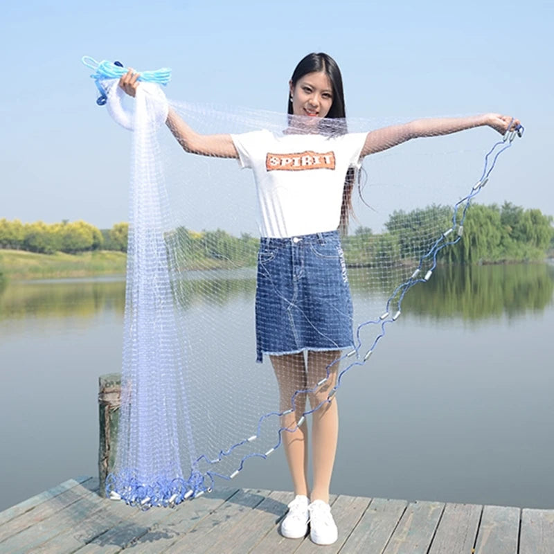 1.2-3.6m With Sinker or Without Sinker Catch Fishing Net