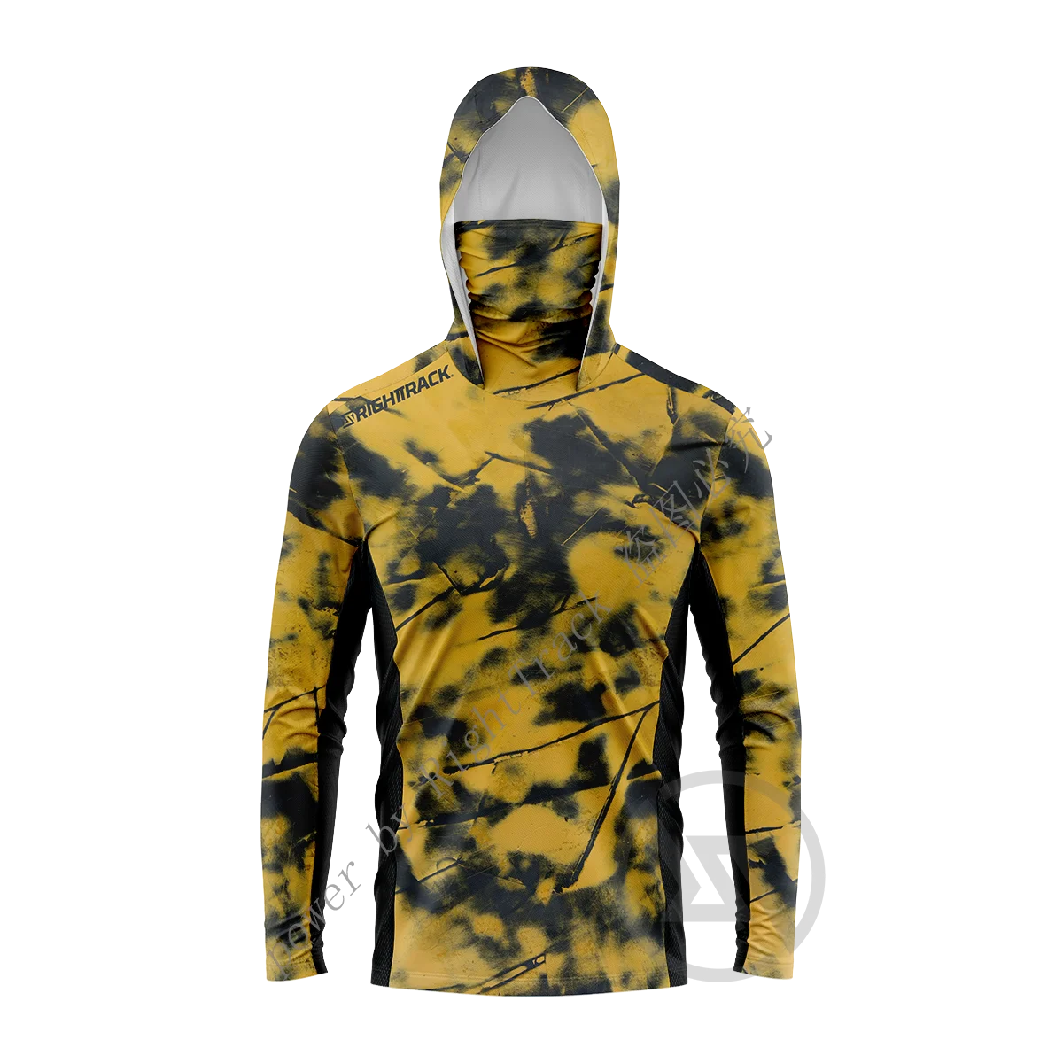 Men's Hooded Fishing Jersey — Long Sleeve, UPF UV Protection