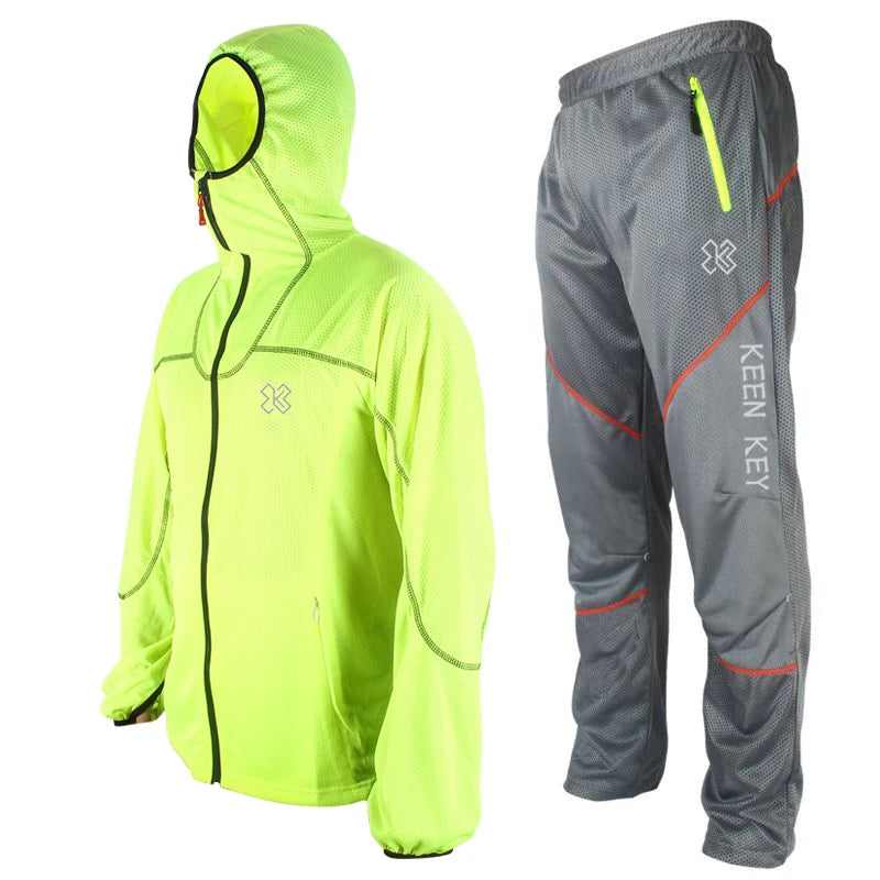 Men's Bamboo Charcoal Sun Protection Fishing Suit, Lightweight, Quick Drying, Breathable Fishing Clothes Set, Large Size, Summer