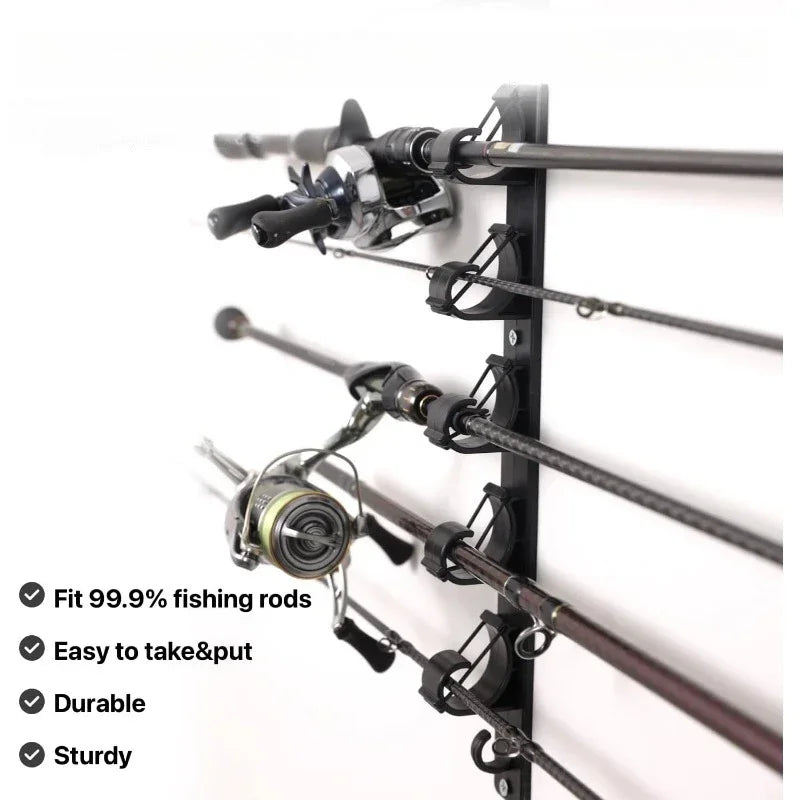 Wall/Ceiling Mount Fishing Rod Holder