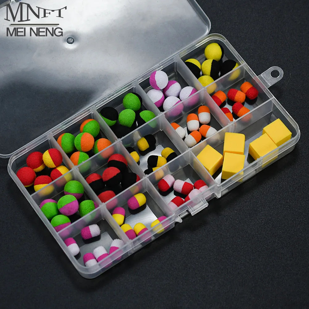 70Pcs Complete Fishing Float Kit with Tackle Box