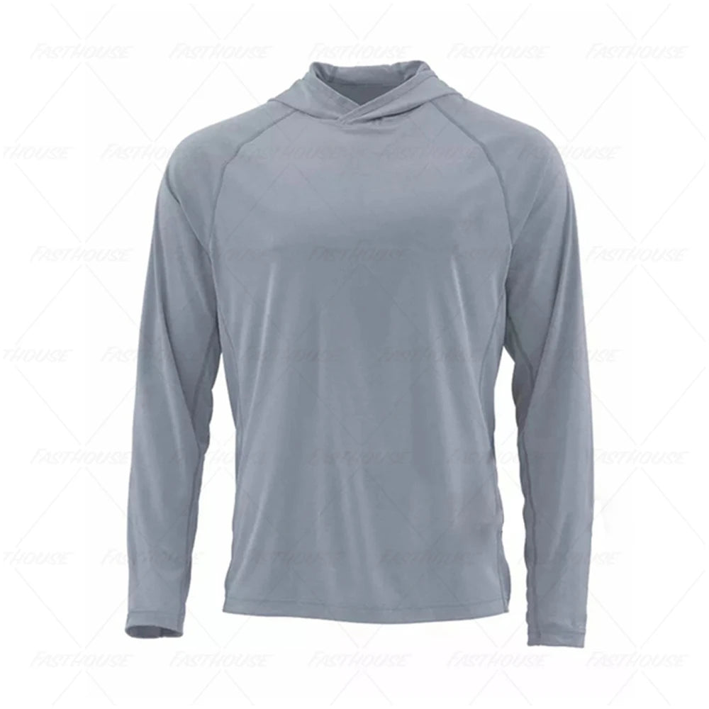 Fishing Shirts Tops Wear Fishing Clothing Long Sleeve Dress Breathable Jersey UV Protection 50 Men's Fishing Wear