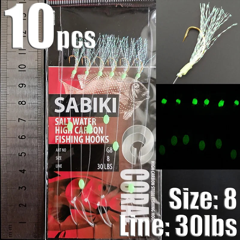 Lunker Sabiki Rigs 10 packs