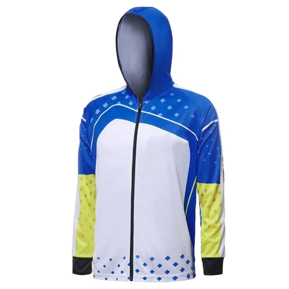 fishing shirts Sunscreen leisure Outdoor Fishing Clothing Men Hooded Anti-UV Long Sleeve Clothes Tops Sportswear