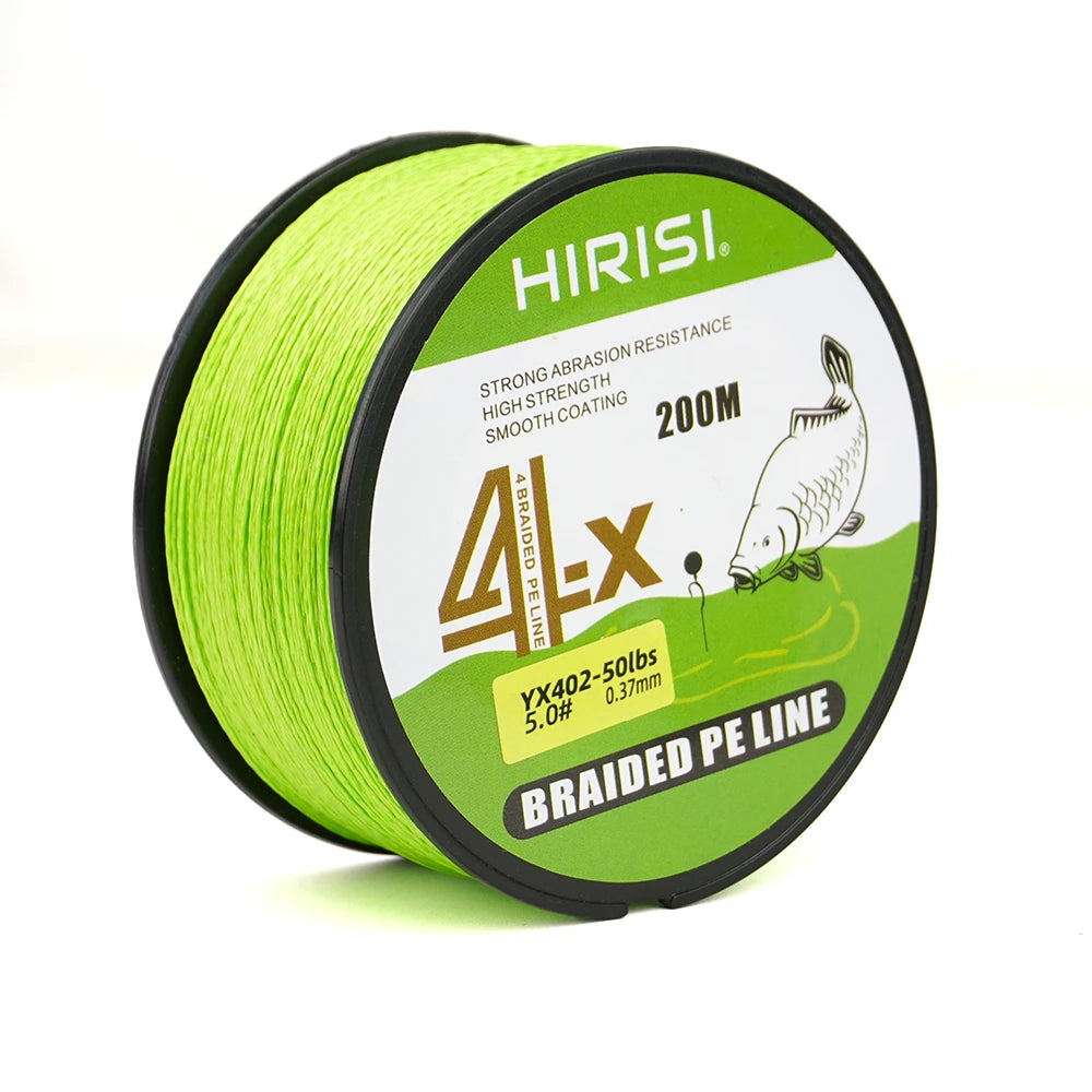 Hirisi 4 Strands 200M PE Braided Fishing Line