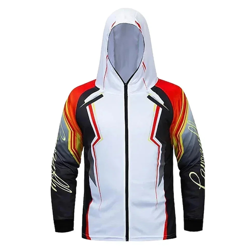 fishing shirts Sunscreen leisure Outdoor Fishing Clothing Men Hooded Anti-UV Long Sleeve Clothes Tops Sportswear