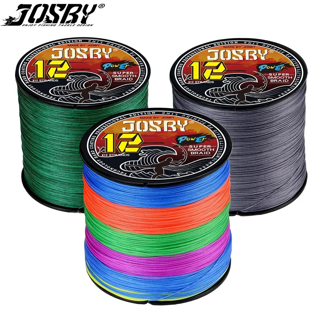JOSBY X12 12-strand Braided Fishing Line