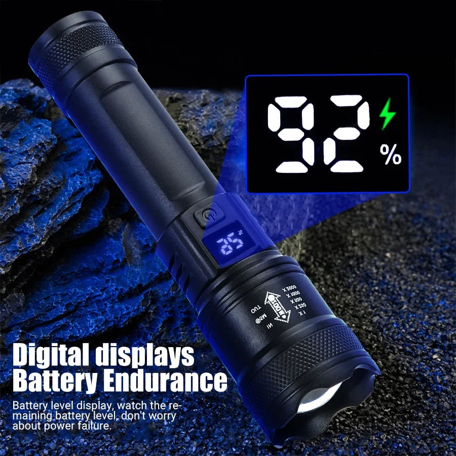 High Strong Power Led Flashlights 2000 Lumens