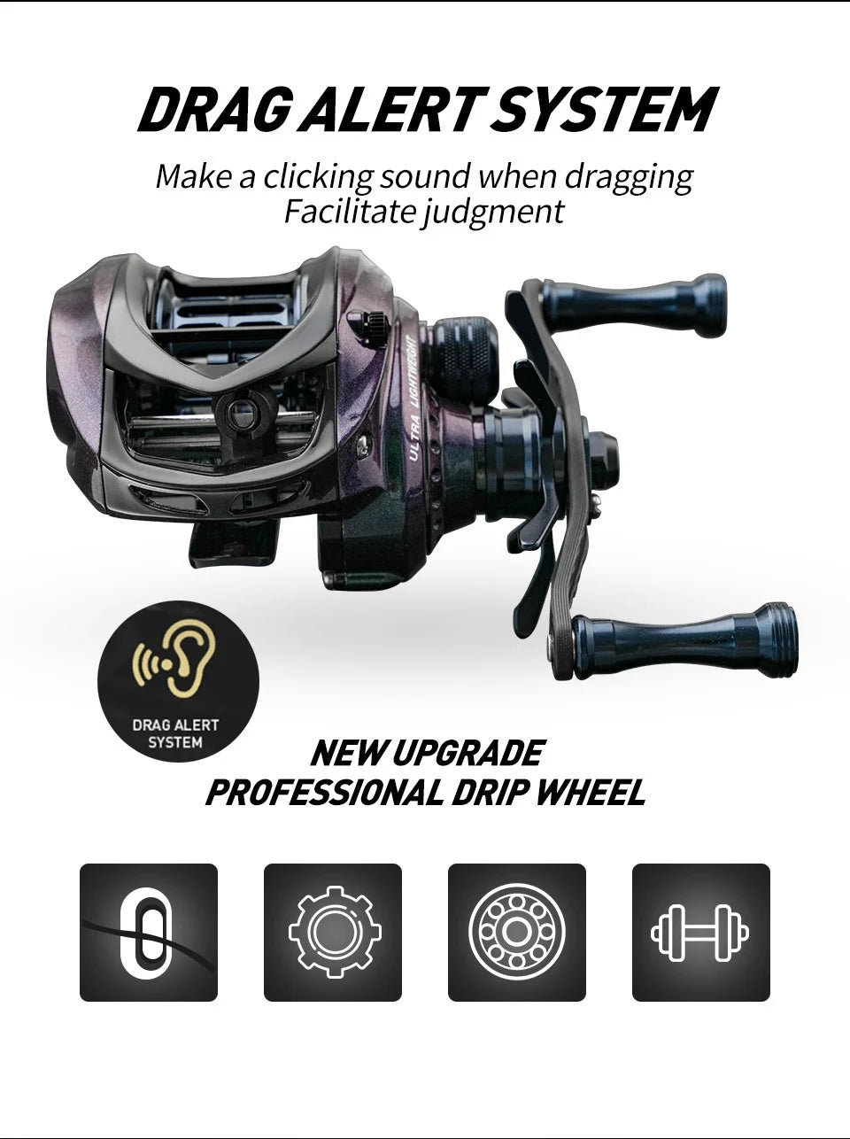 JohnCoo Bait Casting Reel