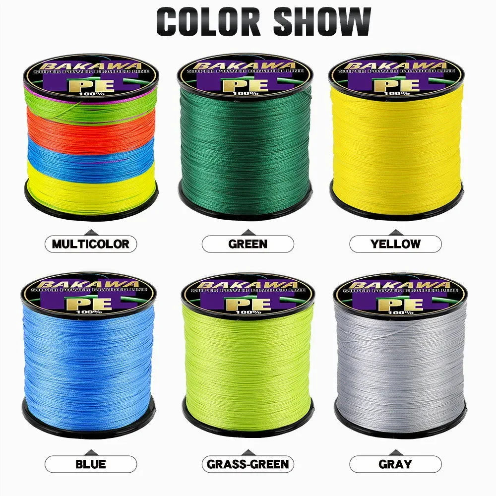 BAKAWA  4 Strands Braided Fishing Lines