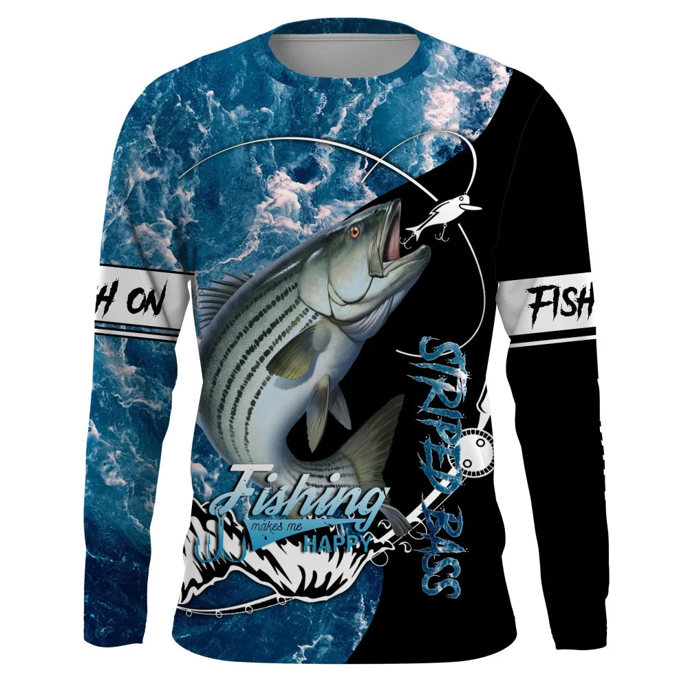 Fishing Shirt Men's T-Shirts Long Sleeve
