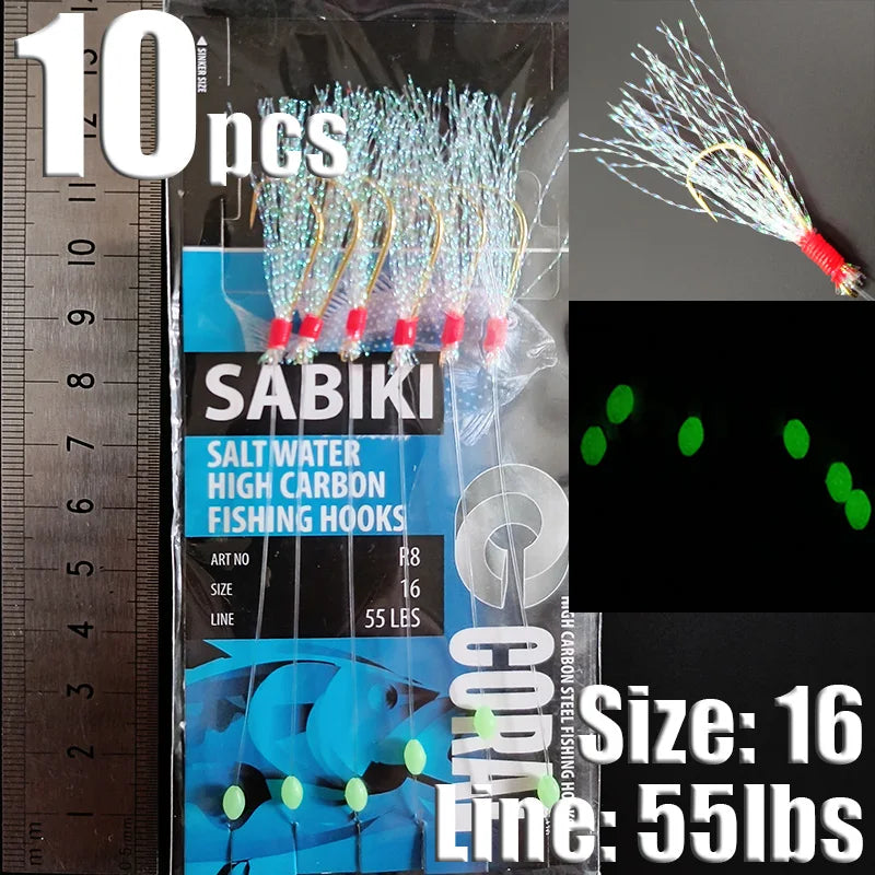 Lunker Sabiki Rigs 10 packs