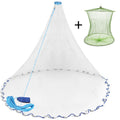 Handmade American Cast Net 3ft-8ft Radius Fishing Cast Net