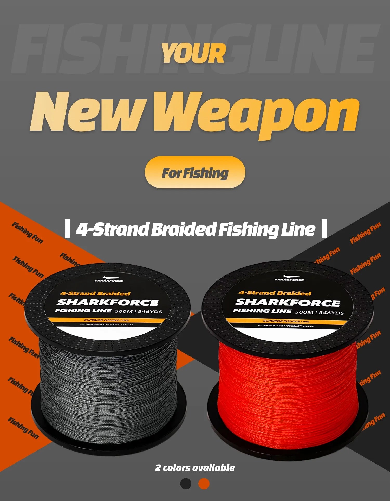 546YDS/500M Braided Fishing Line