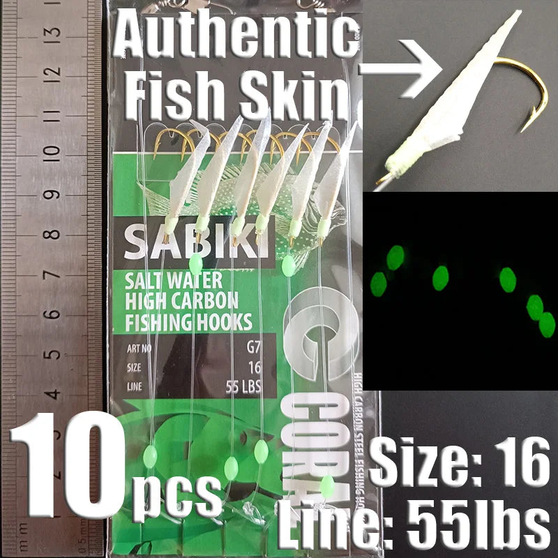 Lunker Sabiki Rigs 10 packs