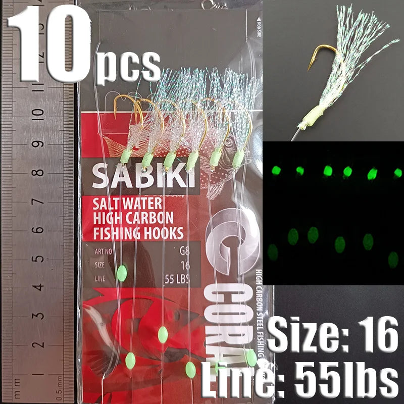 Lunker Sabiki Rigs 10 packs
