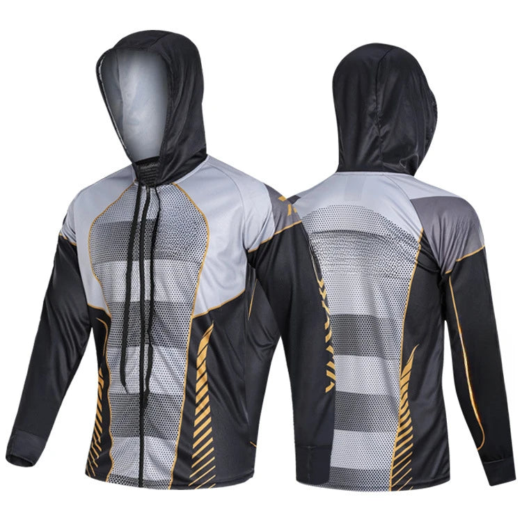Men's Long Sleeve Fishing Shirt — UPF Sun Protection, Quick-Dry