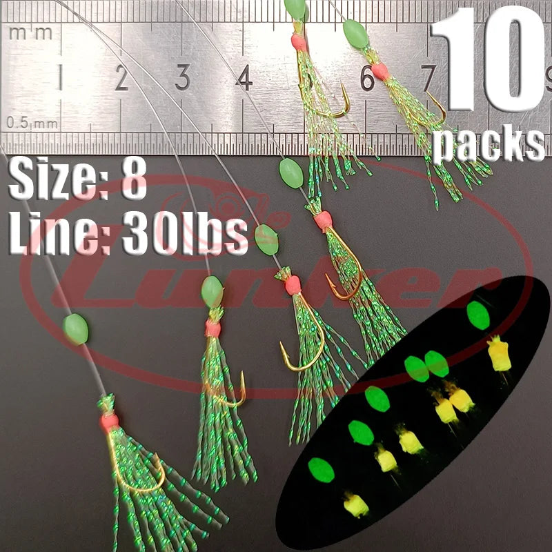 Lunker Sabiki Rigs 10 packs