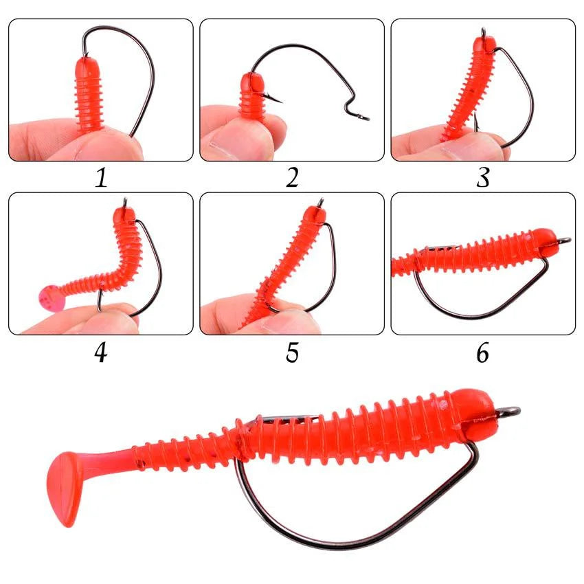 Sharp Fishing Hooks 50Pcs/Box