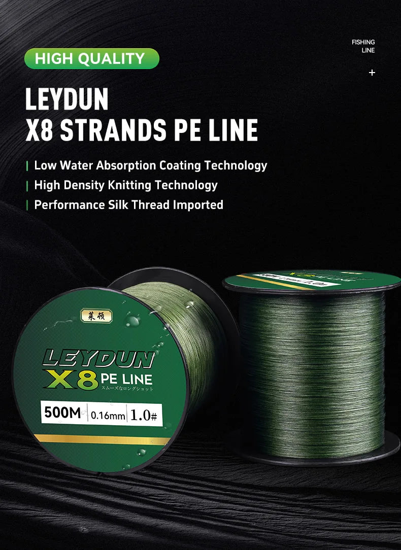 LEYDUN 500m Micro New Fishing Line
