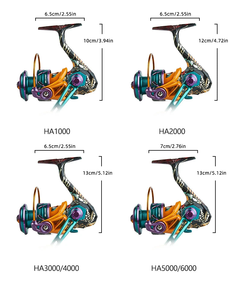 BILLINGS HA Spinning Reel