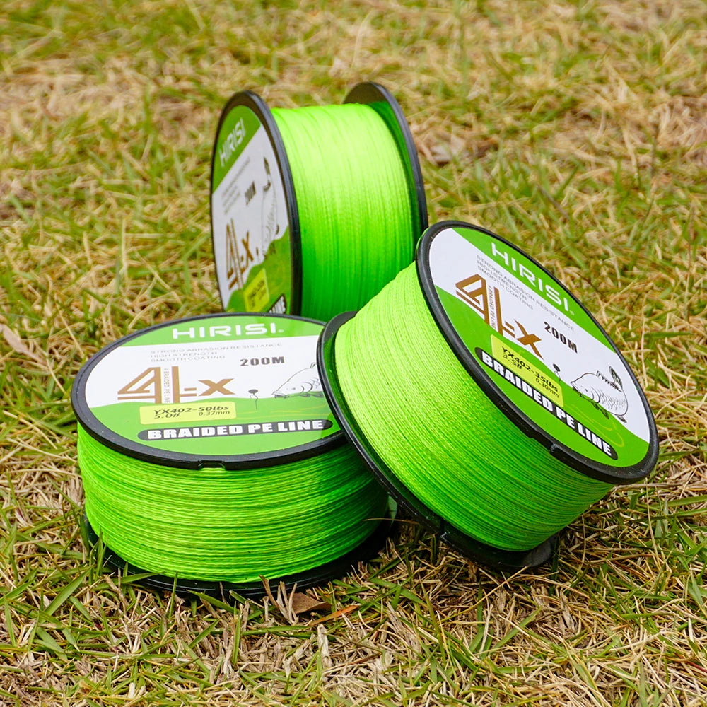 Hirisi 4 Strands 200M PE Braided Fishing Line