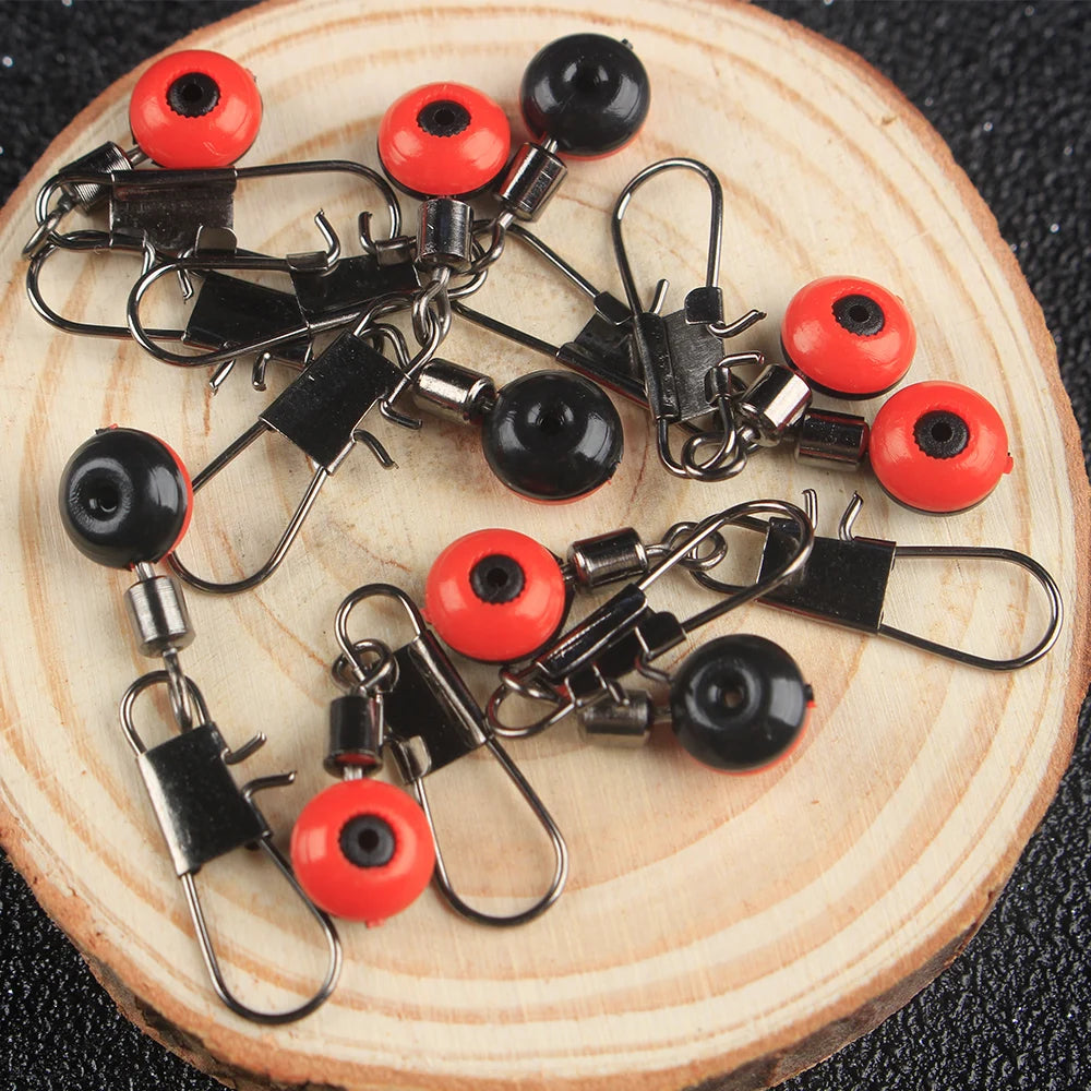 Fishing Accessories Kit Crank Hooks Sinker Weights Swivels Snaps Connectors Beads Fishing Tackle Box Set Fishing Swivels