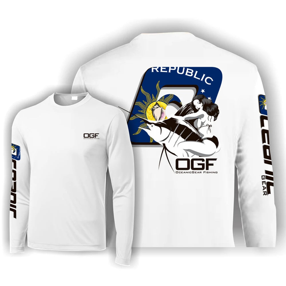 Men's UV Protection Long Sleeve Fishing Shirt
