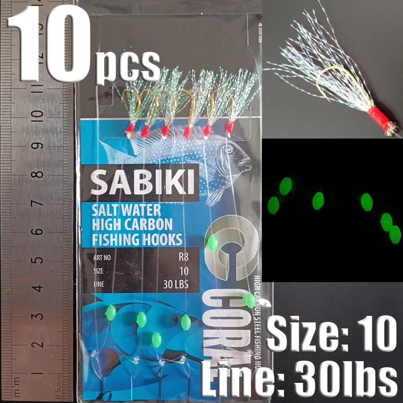 Lunker Sabiki Rigs 10 packs