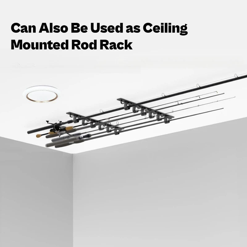 Wall/Ceiling Mount Fishing Rod Holder