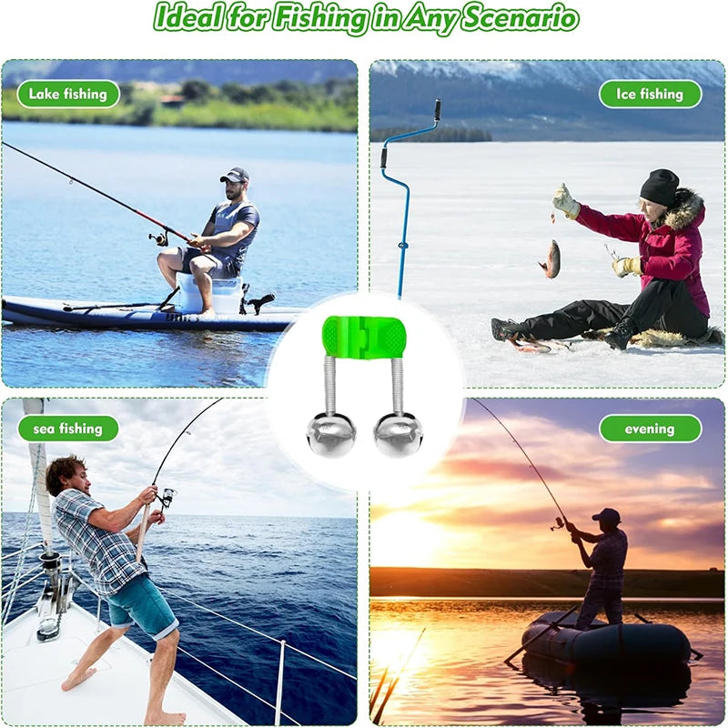 Fishing Rod Bite Alert Bells — Never Miss a Strike
