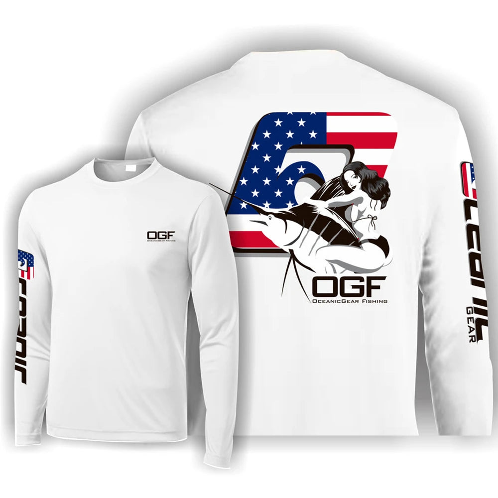 Men's UV Protection Long Sleeve Fishing Shirt