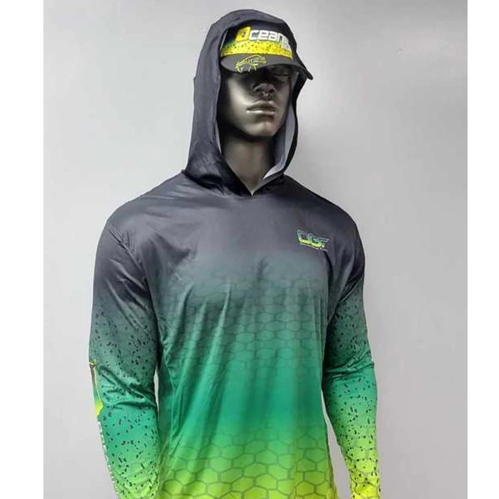 Men's UV Protection Long Sleeve Fishing Shirt