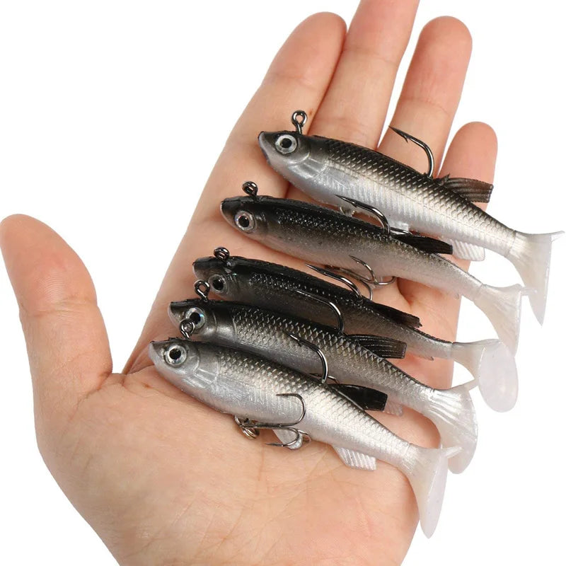 5pcs Kit Fishing Lure Soft Lure
