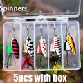 5pcs Fishing Lure Spinner Bait
