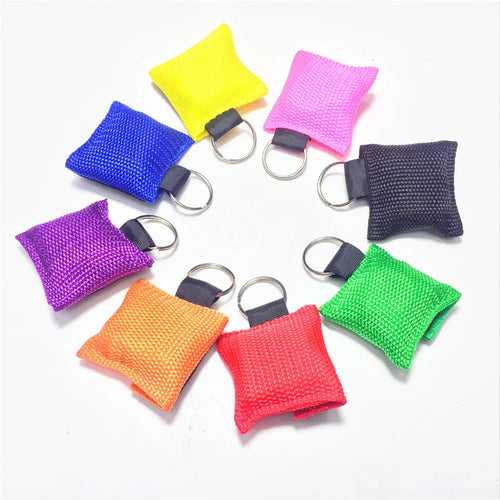 1Pcs Keychain First Aid Emergency Face Shield