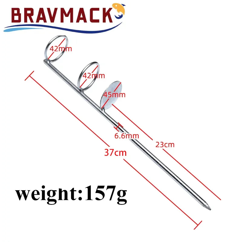 Ground Rod Bracket Outdoor Fishing Tool