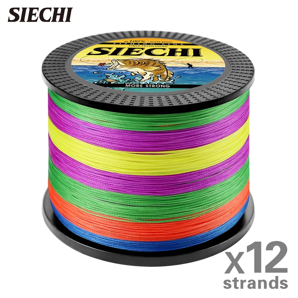 12 Strands Braided Fishing Line