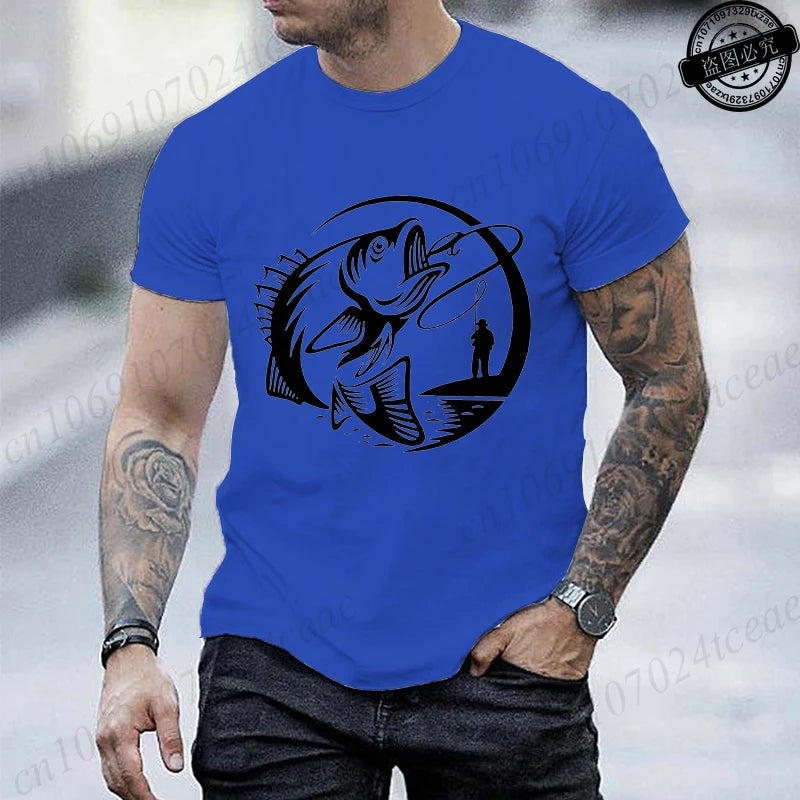 Fishing Graphic T-Shirt for Men