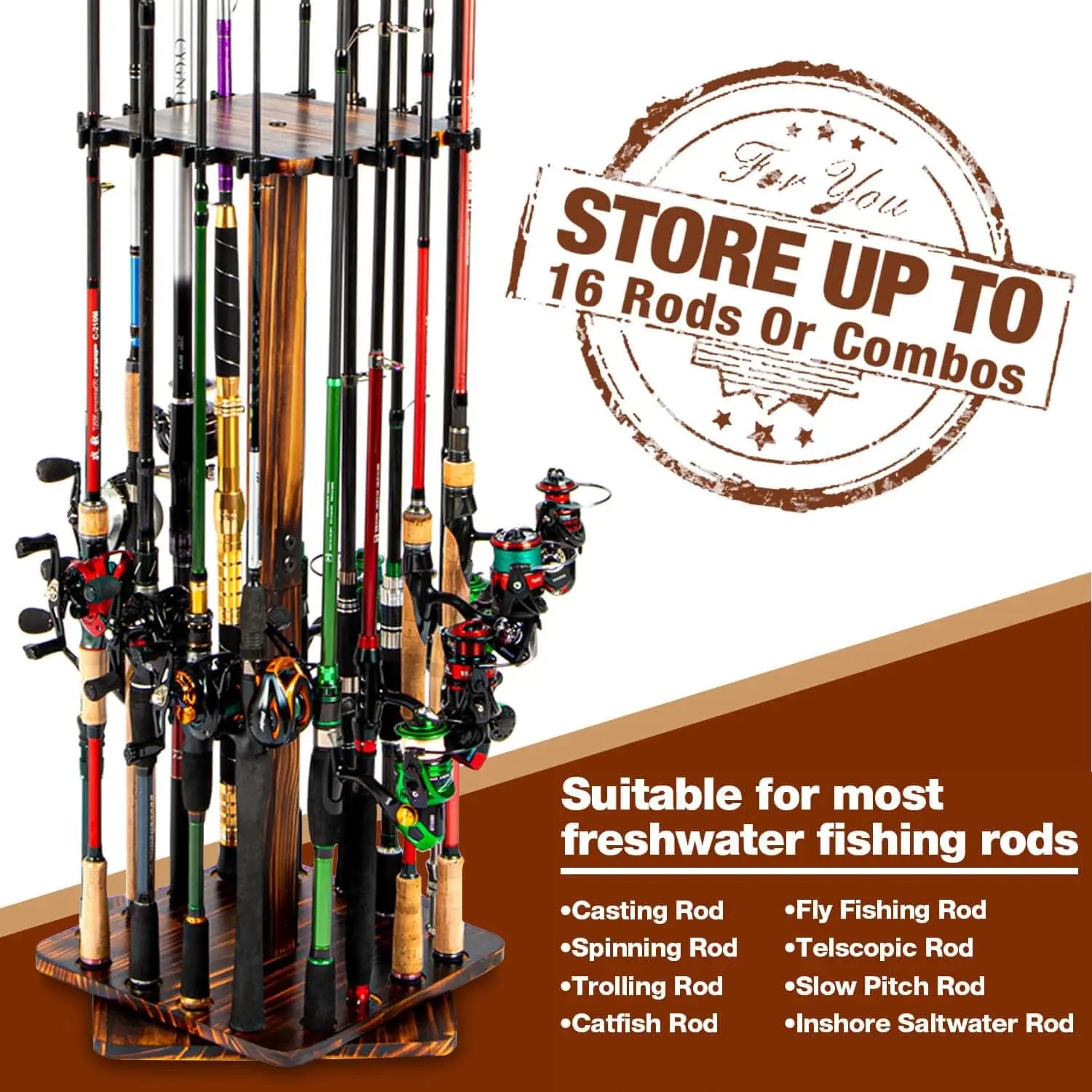 Fishing Rod Holders for Garage