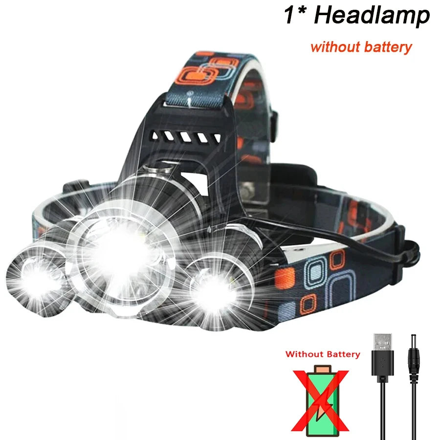 2 USB Rechargeable Headlamp