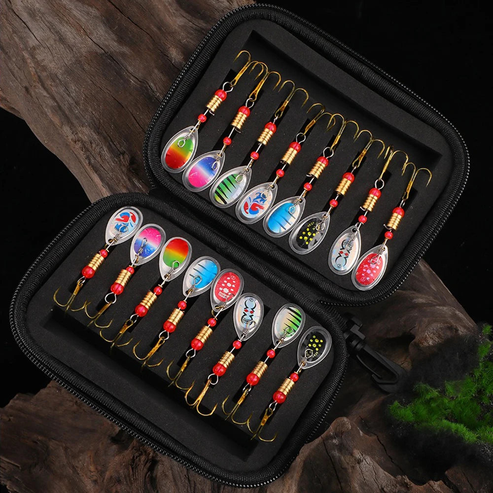 16pcs Metal Spinner Jigs