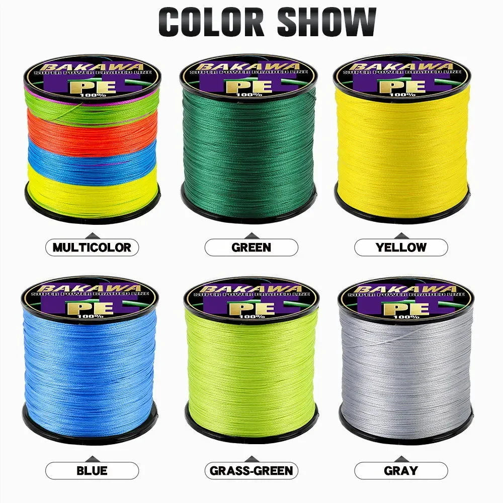 BAKAWA  4 Strands Braided Fishing Lines