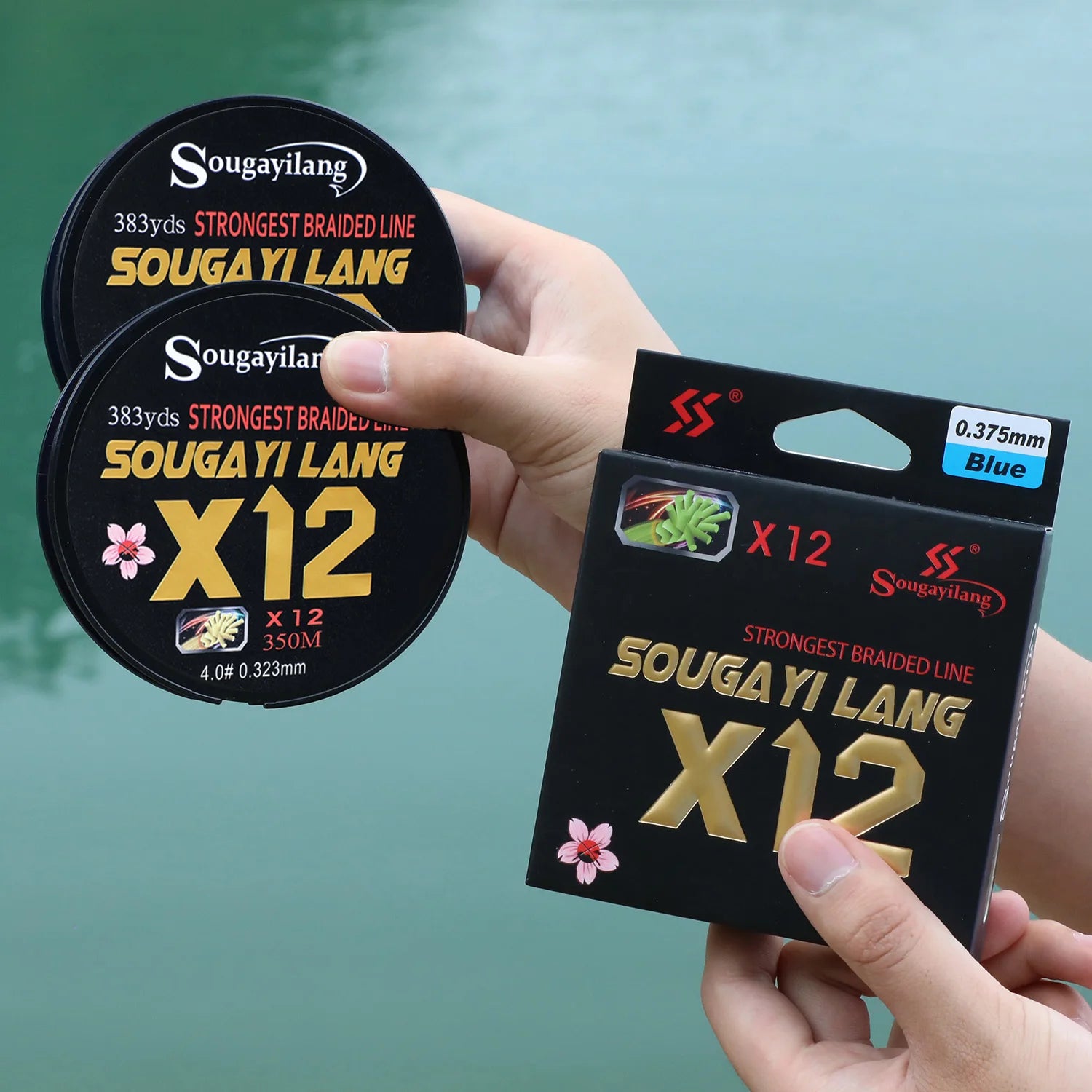 Sougayilang X12 12-strand Braided Fishing Line