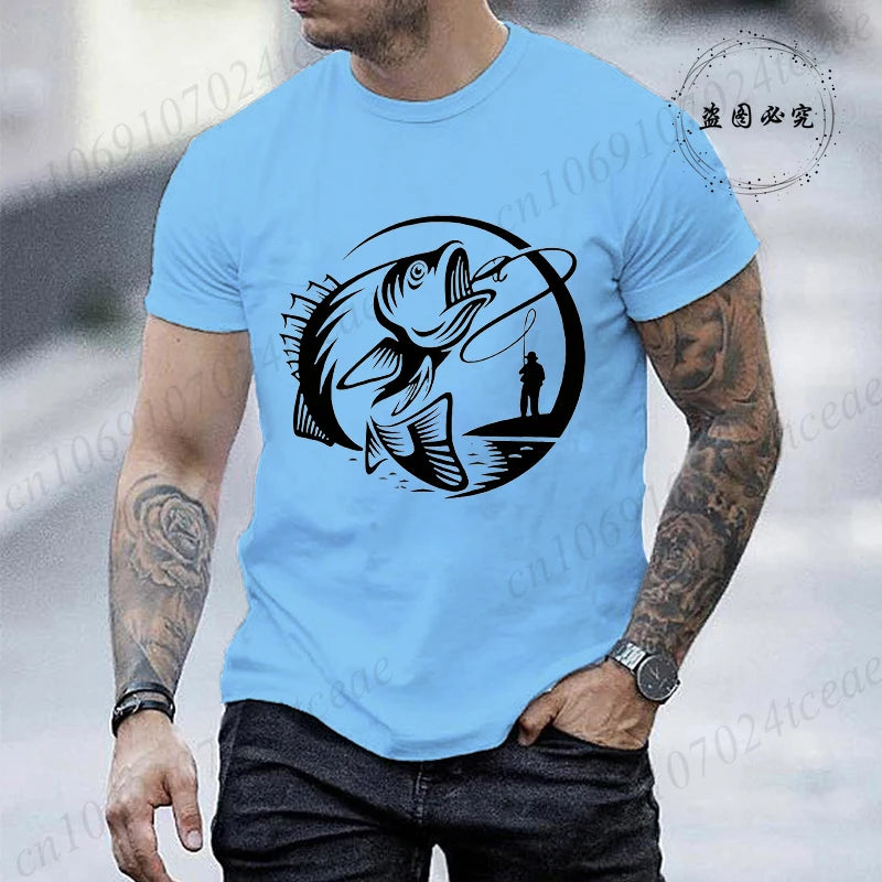 Fishing Graphic T-Shirt for Men