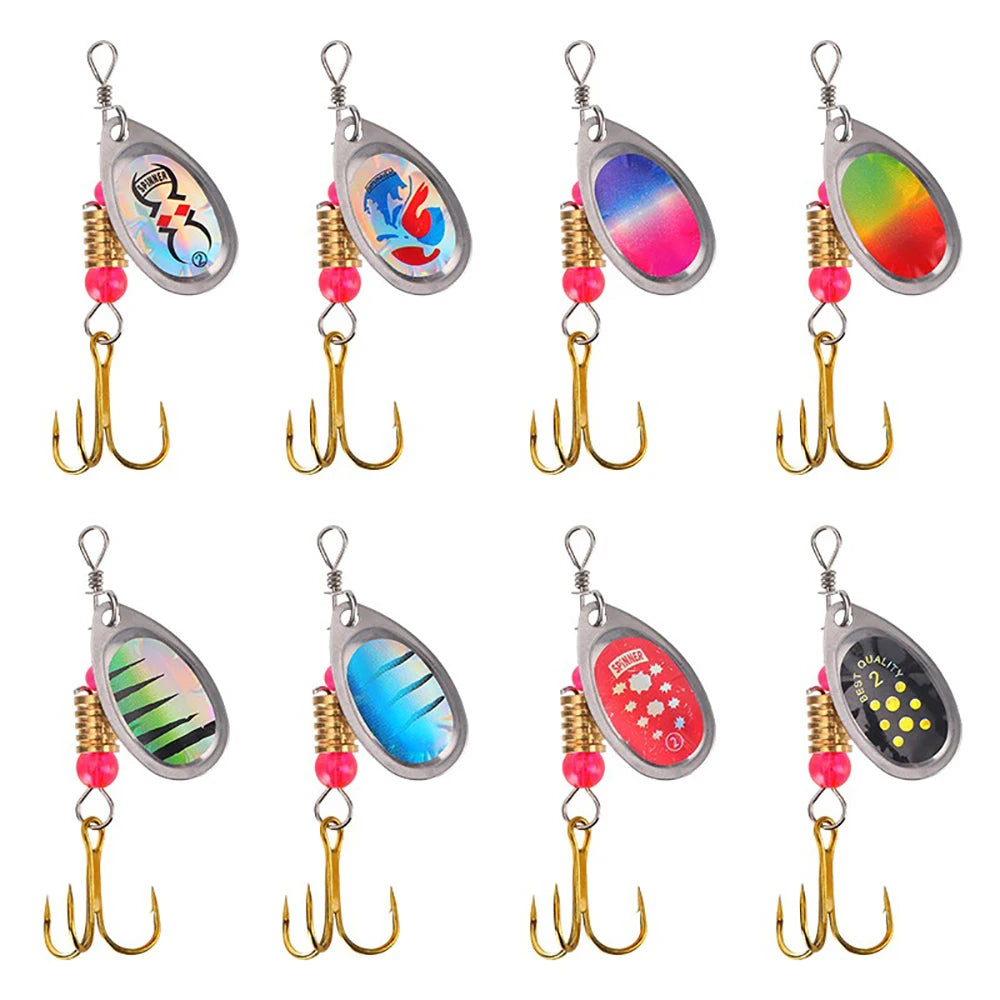 16pcs Metal Spinner Jigs