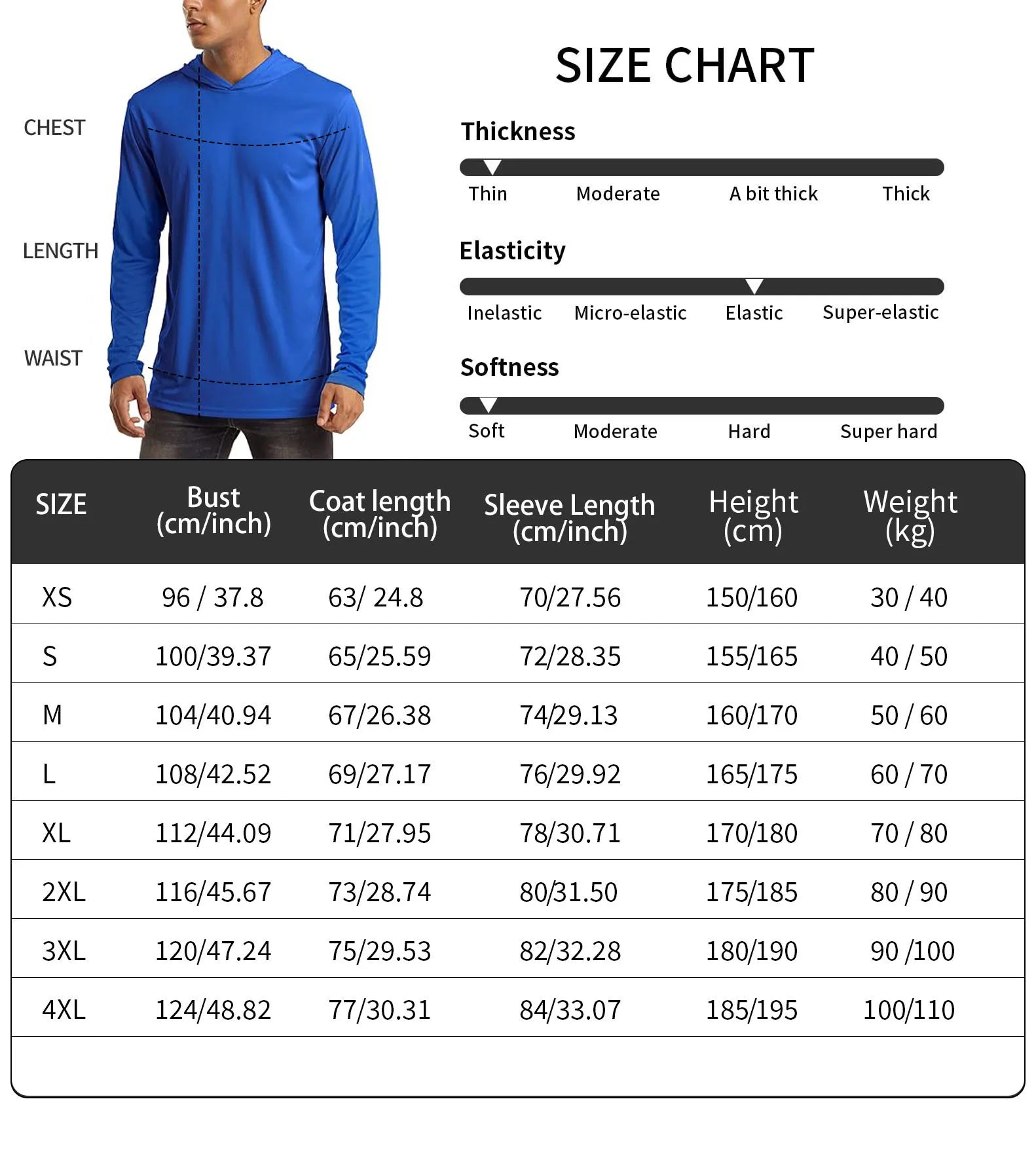 Men's Hooded Fishing UV Hoodie — Green Sun Protection Top