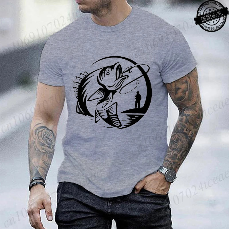 Fishing Graphic T-Shirt for Men