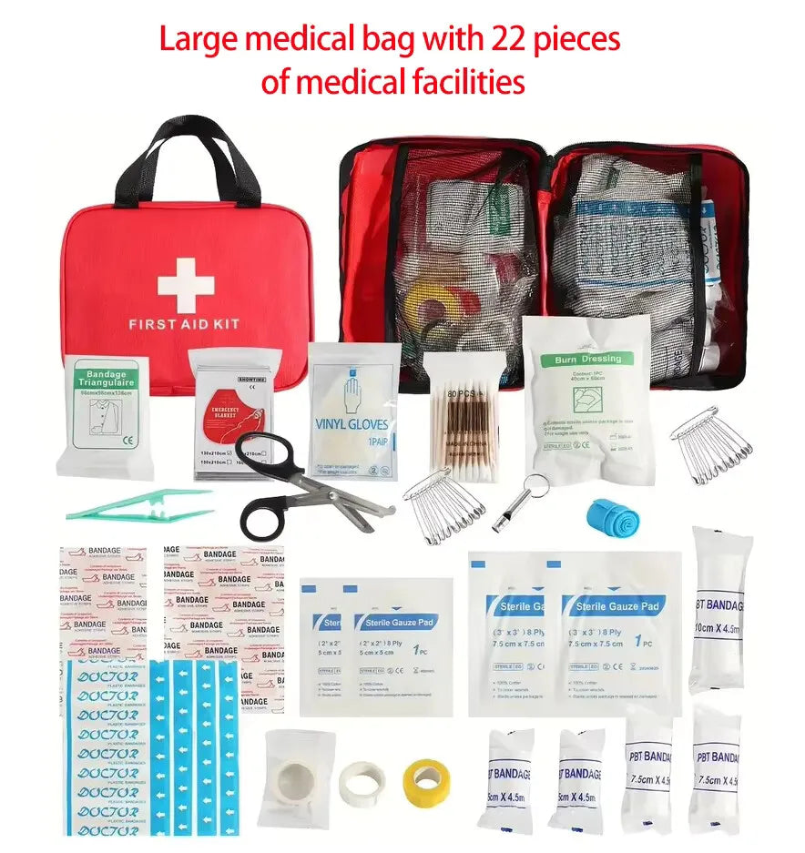 22 Piece Advanced First Aid Kit